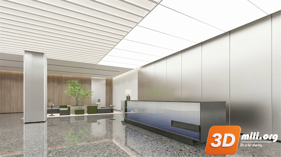 Lobby front desk Skp Files 